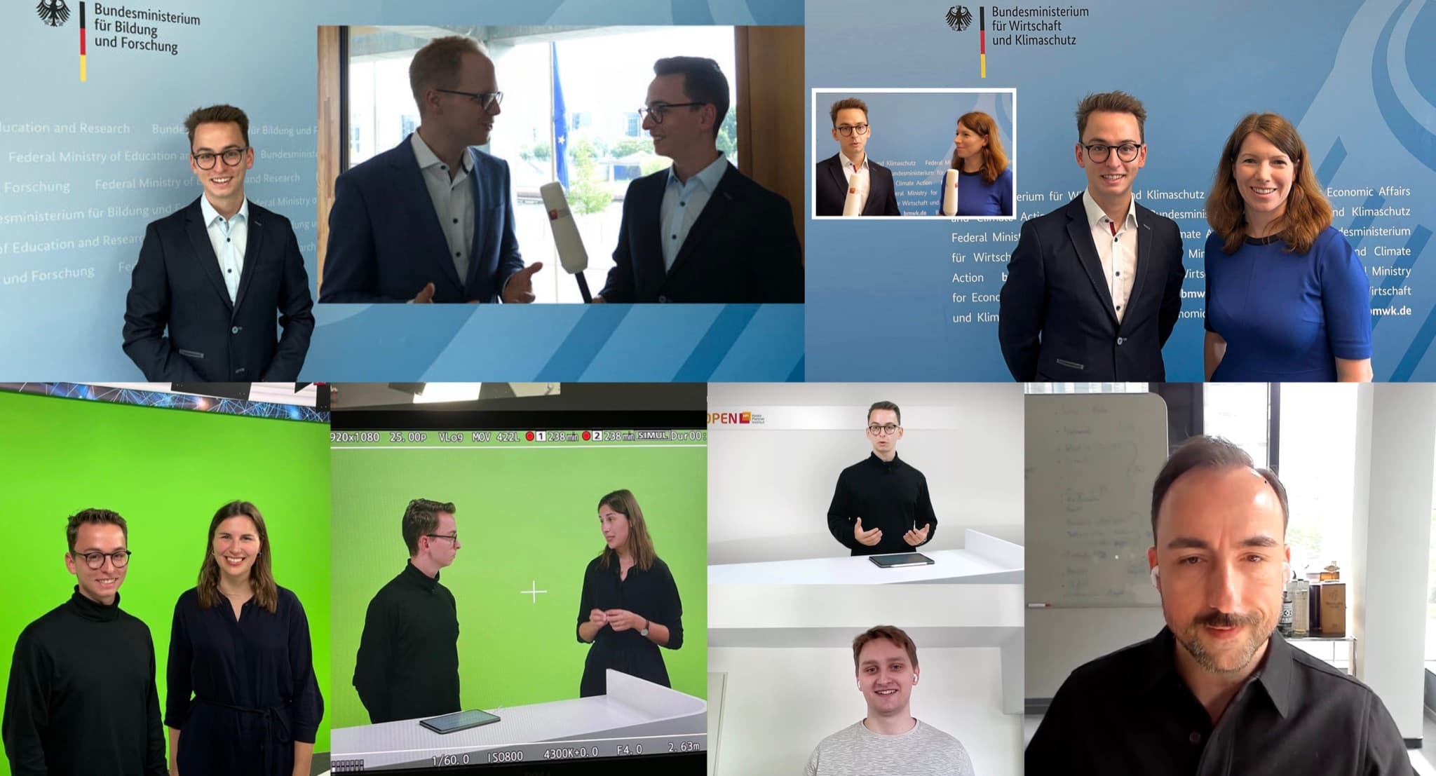Collage of our interviews